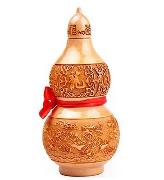 YISHUI Feng Shui Good Luck Goods Peach Tree Gourd Peach Plum Plump Home Inviting Wealth Bagua Taiji Amulet Lucky Charms Ornament (Isui) (Ryuho Seisho)