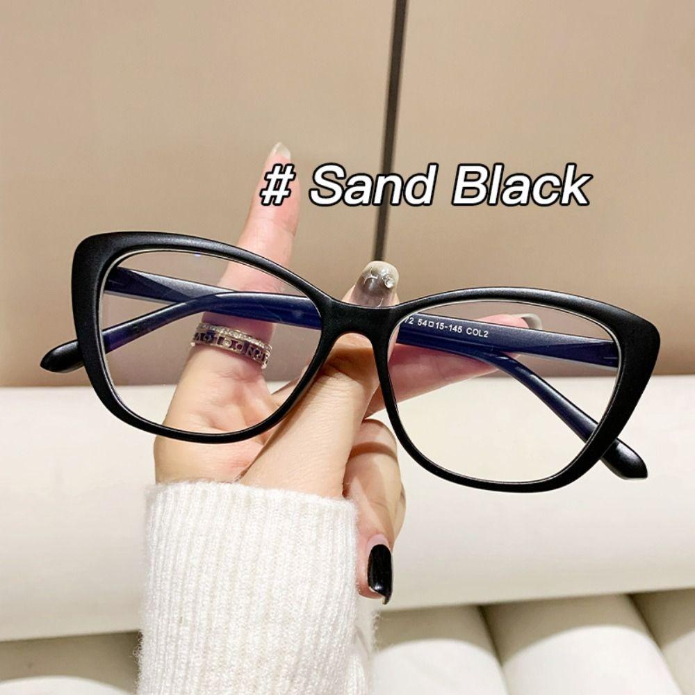 

Fashion Red Cat Eye Glasses Gradient Color Retro Anti Blue Light Glasses Optical Eyeglasses Butterfly Frame Computer Eye Glasses матовый черный