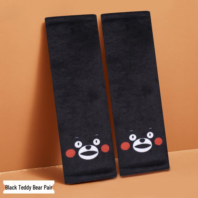 Cute Cartoon Seat Belt Shoulder Pad: Anti-Strangle & Wear-Protective Cover for Car, Pet Decoration