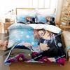 Bungou Stray Dogs S4 Beding Set Single Twin Ful Quen King-Sized Dimensionsd Dimensions Bed Linen Set Adult People Kid Bedrom Duvetcover Sets Anime Bed