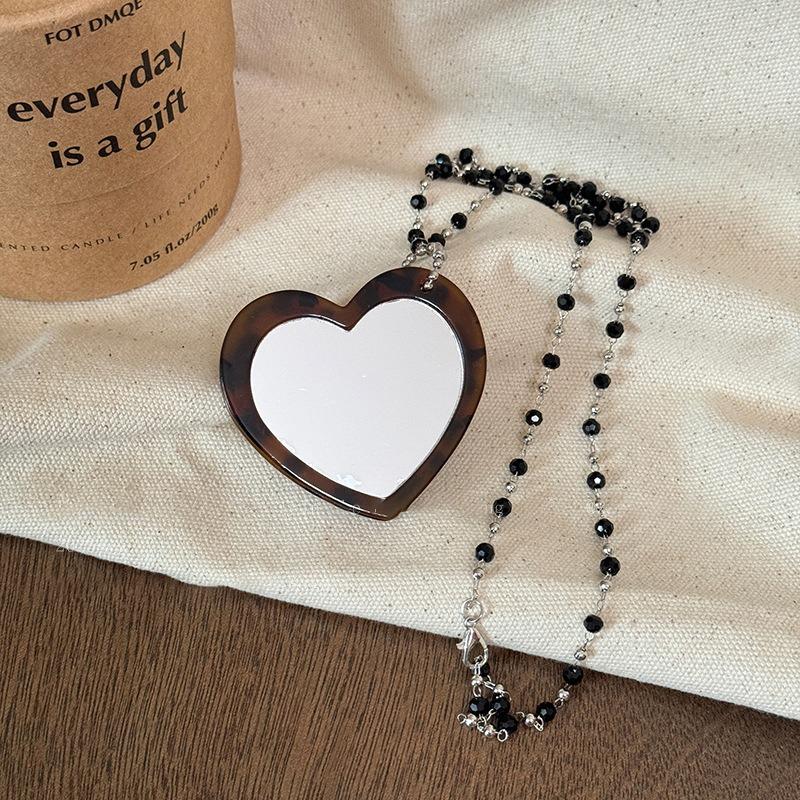 Bohemian ceramic color beaded starfish necklace women's retro ethnic style woven rope long sweater chain accessories