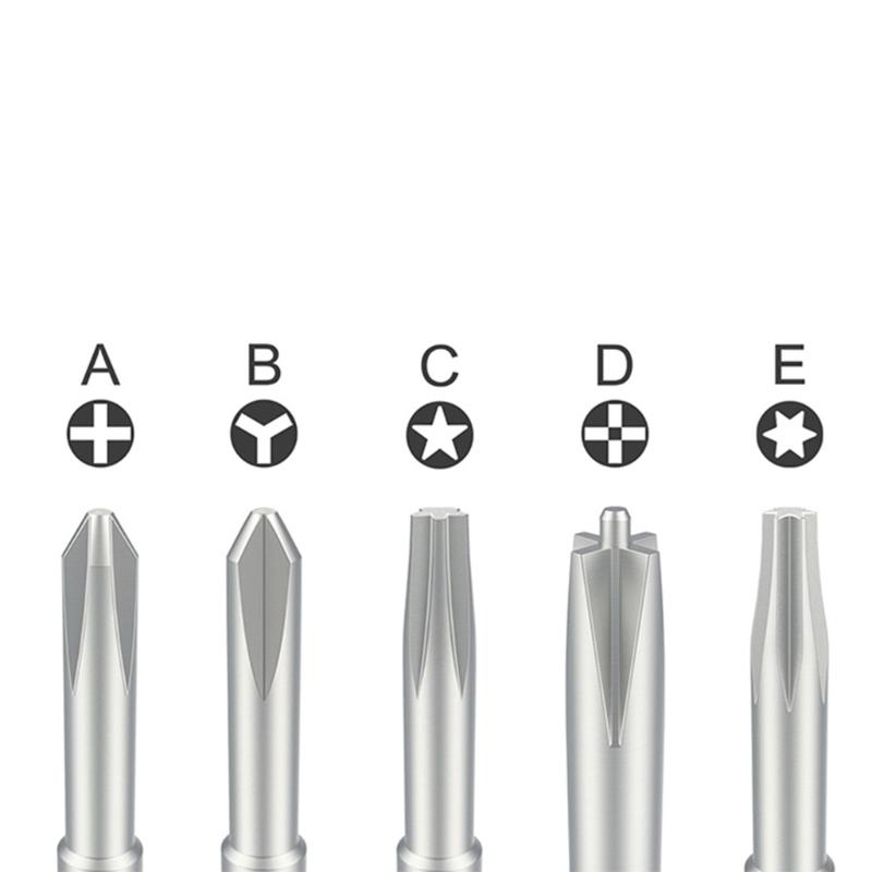Magnetic Metal Screwdriver Stainless Steel Precision Screwdriver Repair Disassembly Opening Tool Applicable Mobile Phone