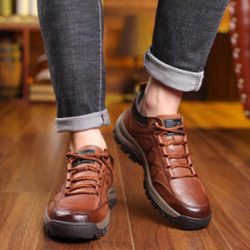 Men Outdoor Leisure Shoes Mountaineering Fashion Shoes Anti Slip Lightweight Shoes Comfortable Men Sneakers Zapatos De Hombre