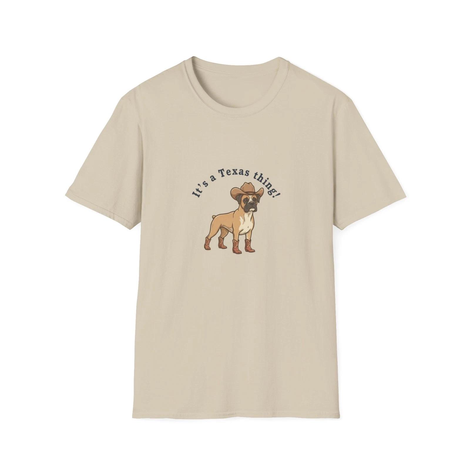 Boxer Texas Dog Lover Unisex T-Shirt, Cute Texas Gift, Animal Lover Tee, [...] XL