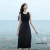 Elegant French Style Sleeveless Little Black Dress