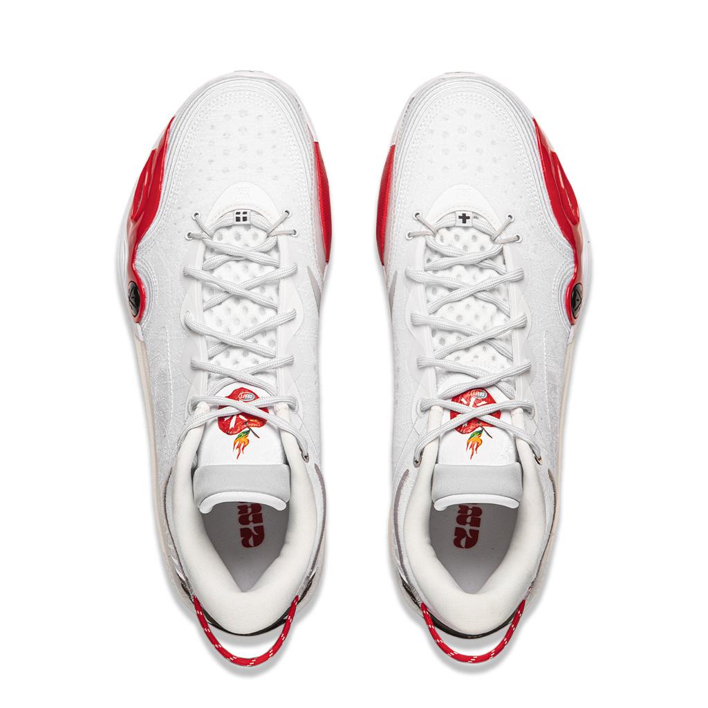 Herren Sneaker Li-Ning Wade All City 14 ENCORE Basketballschuhe Herren Low-Top Weiß Rot