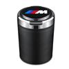Car Logo Ashtray With Led Light For BMW Performance F25 F26 F15 F16 E90 E91 E92 E60 E84 G22 G32 F13 F36 G30 Auto Accessories
