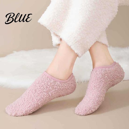 Indoor Socks 1 Flannel Winter High-Elastic Cuffs Sweat-Absorbent Non-Slip Pair Floor Sweat-absorbent House Warm Ankle