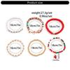 Multifuntional Elastic Bead Bracelet Soft Clay Adjustable Bracelets Set for Christmas Celebration and Everyday Wear