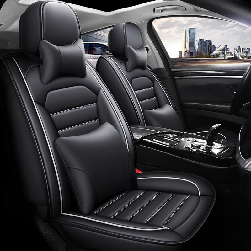 Full Surround Leather Car Seat Cover - Breathable, All-Season Comfort