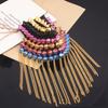 Fringed Shoulder Pads Punk Jewelry Stage Costume Tassels Shoulder Pads