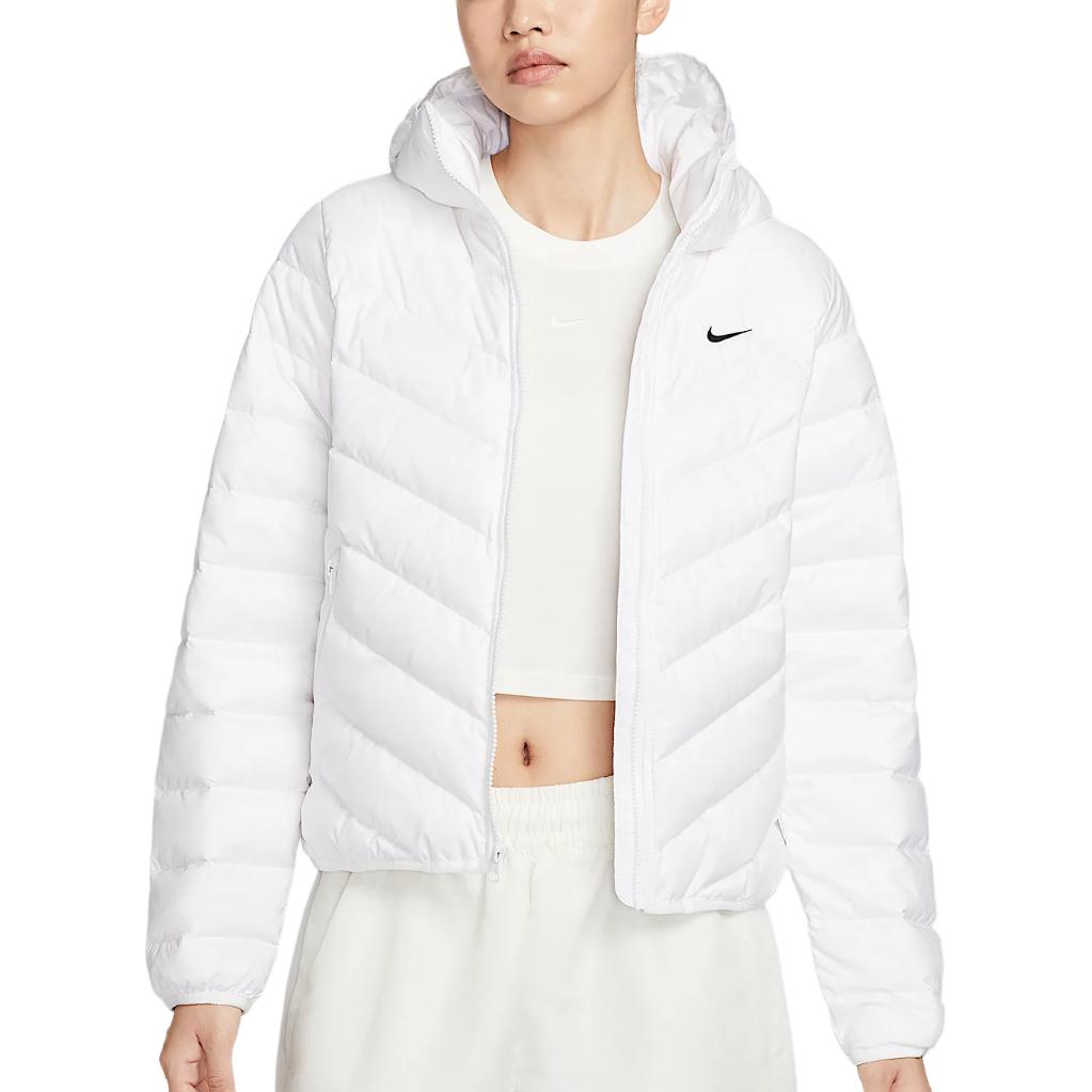 

New Nike Therma FIT FW25 Sportswear Windpuffer WINDRUNNER Down Jacket Women s HV5106-100 XL