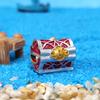 Treasure Chest Box Creative Fish Tank Aquarium Decoration Microlandscape Gold Color Coins Ornaments Resin Crafts