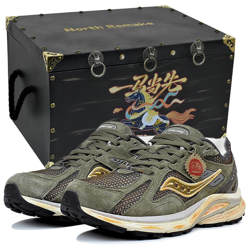 

Кросівки для бігу Saucony Kinvara Essence 4, стійкі до стирання, низькі, унісекс, оливково-зелені S79052-21(Team1676-S-BOX) 42