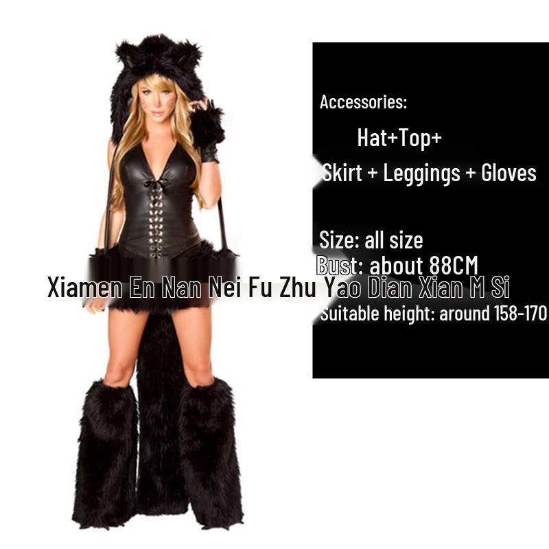 Zehn Tier-Plüschkostüme: Fuchs, Panda, Tiger, Eisbär, Großer Böser Wolf - Weihnachts- & Spiel-Performance-Outfits Auf Lager