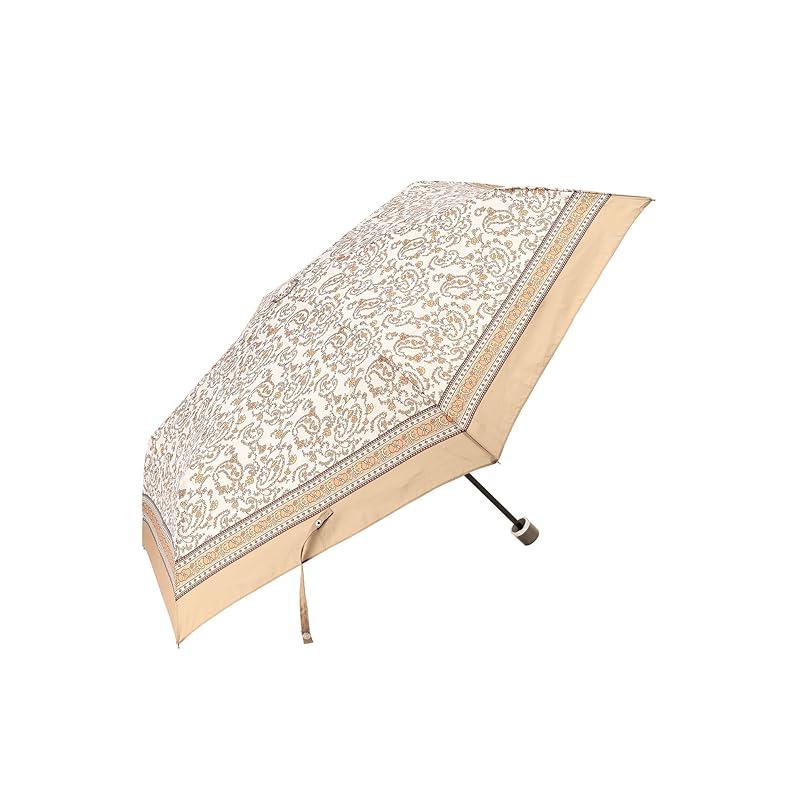 

[ afternoon tea living ] AfternoonTea LIVING folding umbrella HT73 scarf print folding umbrella umbrella beige