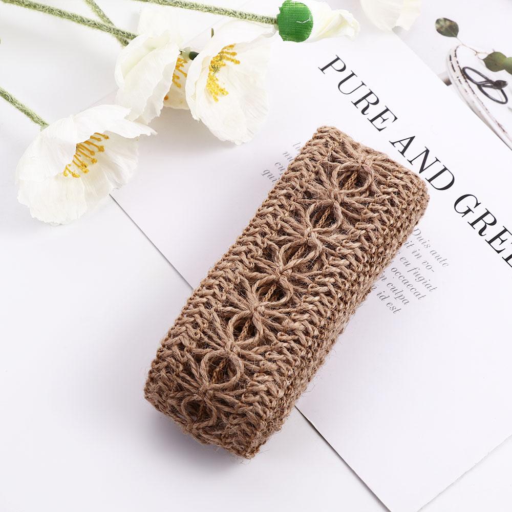 DIY Scrapbook Home Ornament Gift Wrapping Hemp Rope Jute Ribbon Wedding Party Supplies Burlap Roll