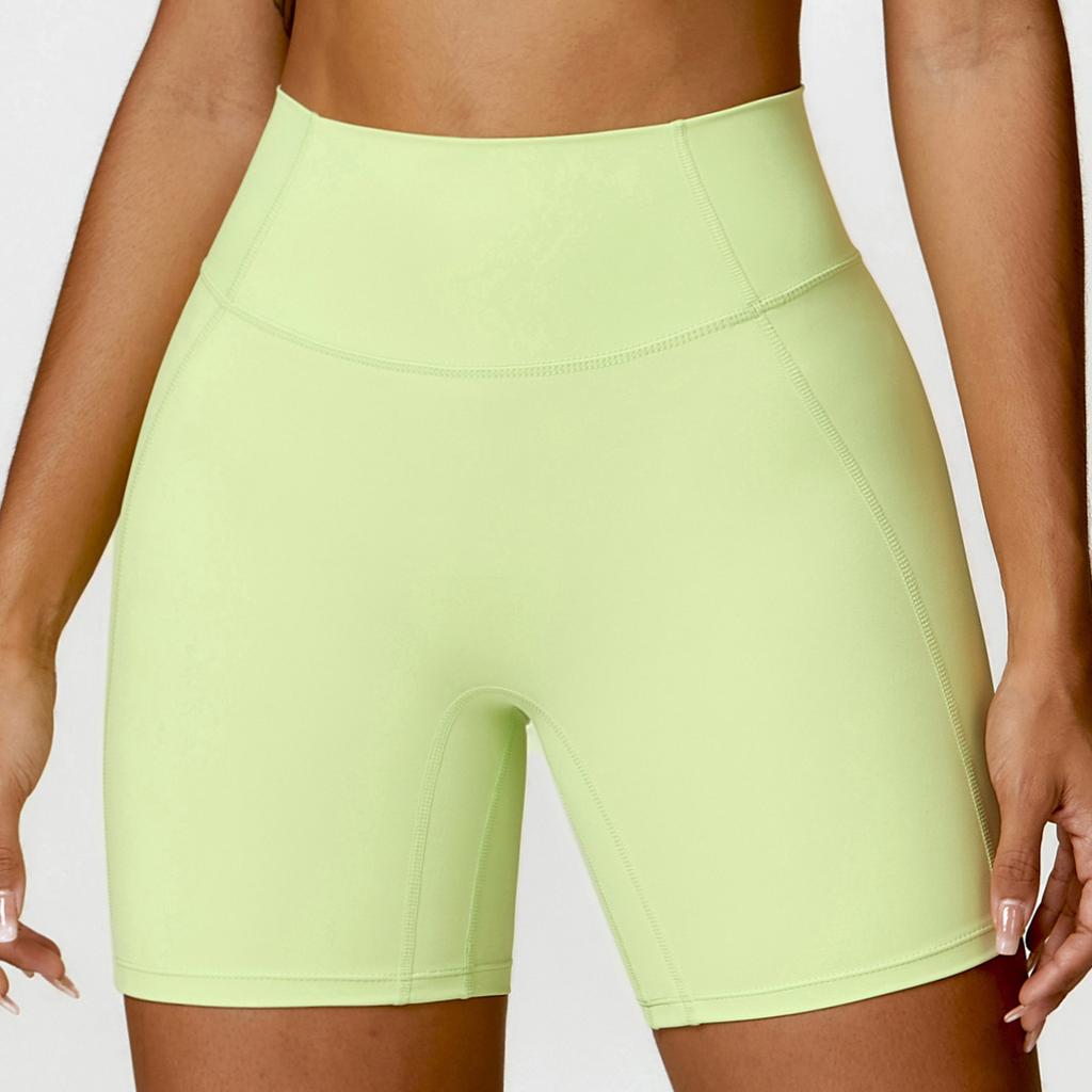 New Style Hip Lifting Yoga Shorts, High Waisted Fitness Pants For Women, Cloud Like Breathable Tight Sports Shorts For Women