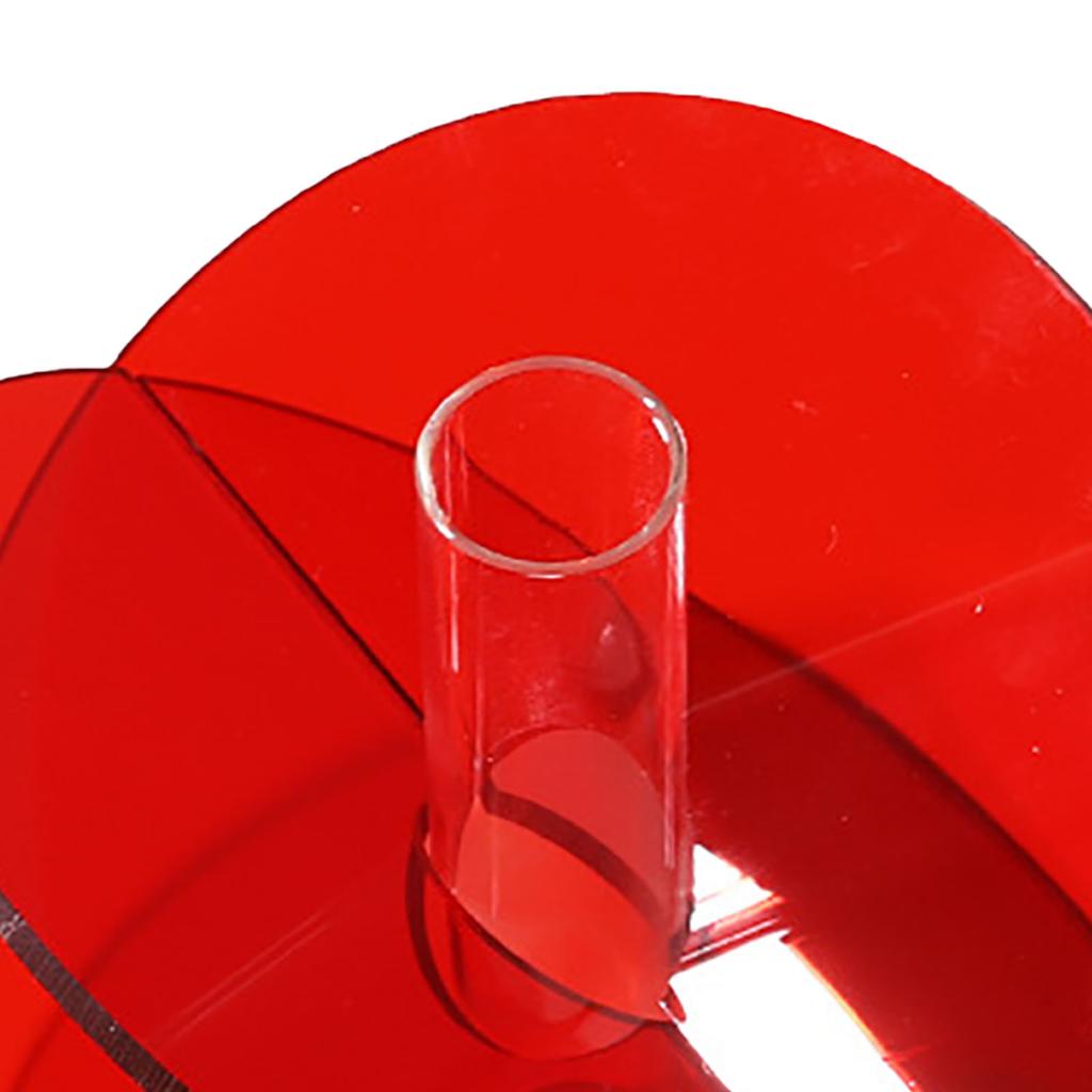 Acrylic Geometric Flower Vase Fine Detail Easy To Clean Acrylic Geometric Minimalist Vase for Living Room Table