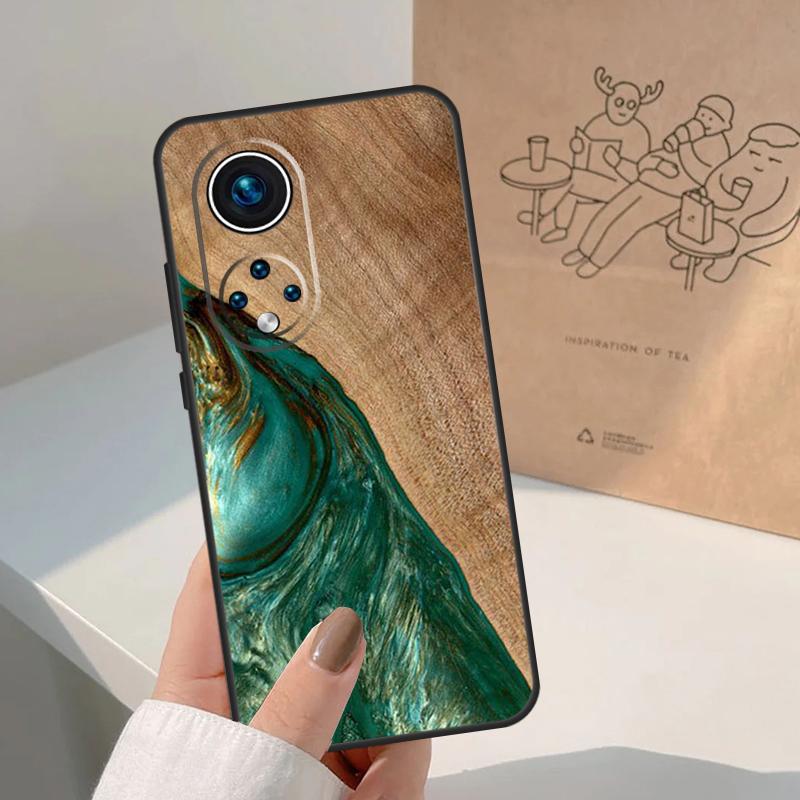 Hybrid Wood Resin For Honor Magic 8 Pro 7 6 5 Lite Case For Honor Win RT 200 400 50 70 90 X8b X9a X9b X9c X9d