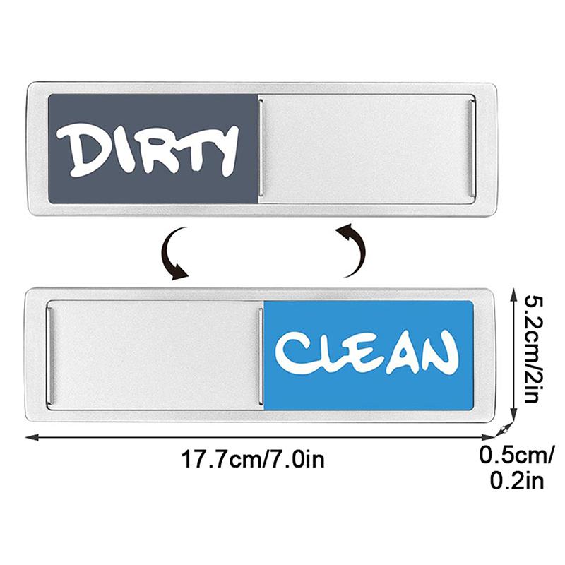 Spülmaschinenmagnet „Clean Dirty Marker“, Magnetmarker für Spülmaschine oder Kühlschrank
