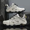 New men's casual single shoes fly-woven breathable fashion running men's shoes soft-soled sports shoes