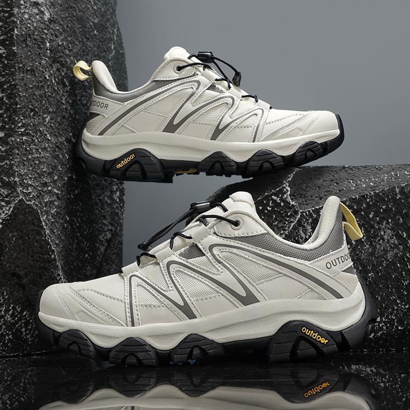 New men's casual single shoes fly-woven breathable fashion running men's shoes soft-soled sports shoes
