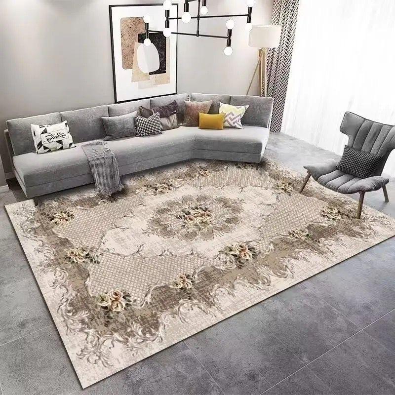 European Carpet Living Room Resistant To Dirt and Easy To Maintain Four Season Universal Sofa Coffee Table Carpet Bedroom Carpet