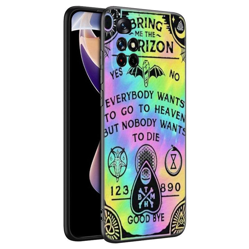 Witches Moon Tarot Witch Ouija Black Silicone Phone Case For Xiaomi Redmi Note 9 10 11 11S 11T 12 13 Pro 5G Plus 9S 10S 12S