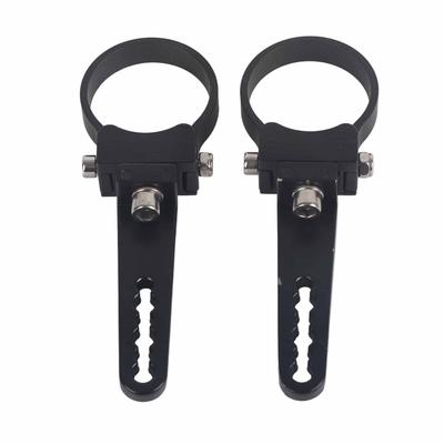 Fork Stay, Qiilu Mounting Bracket Roll Bar Mount Bracket Clamp Holder Off-Road Work LED Light Aluminum 1"-3" (2 Inches)