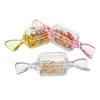 WTEMPO Transparent Creative Small Gifts Packaging Boxes with Lids Sturdy Mini Plastic Boxes In The Shape of Small Candies Festive Decor Clear Boxes