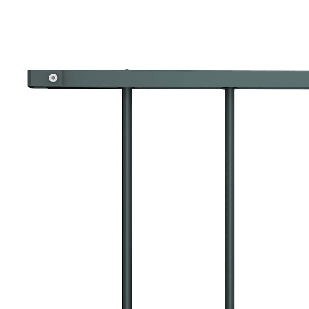 Fence Panel Woerden Powder Coated Steel 1.7 X 0.75 M Anthracite