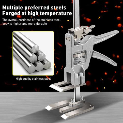 GHDVOP Mini Jack Stand, Claw Jack, Hand Jack, 200kg Capacity, Lab Tile Leveling System, Door Board Lifter, Stainless Steel, Labor-Saving, Mini Lifting