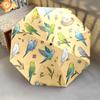 1 PC Automatic Folding Umbrella - Cute Parrot Pattern, Portable & Foldable Design with 8 Ribs, Christmas Birthday Gifts