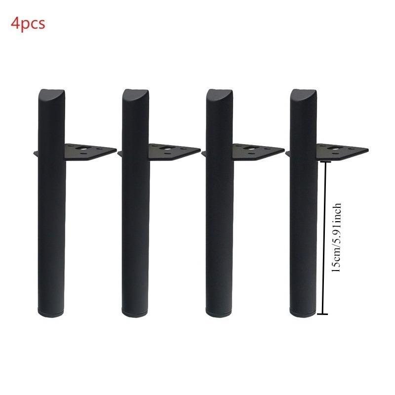 4pcs Furniture Legs Mounted Style Furniture DIY Replacement Feet Coffee Table Feet Metal Furniture Leg for Sofa Cabinet Side