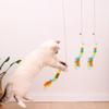 Cute Cat Accessories Cat Swing Toy Kitten Teaser Wand Door Hanging Cat Toy Interactive Cat Toy