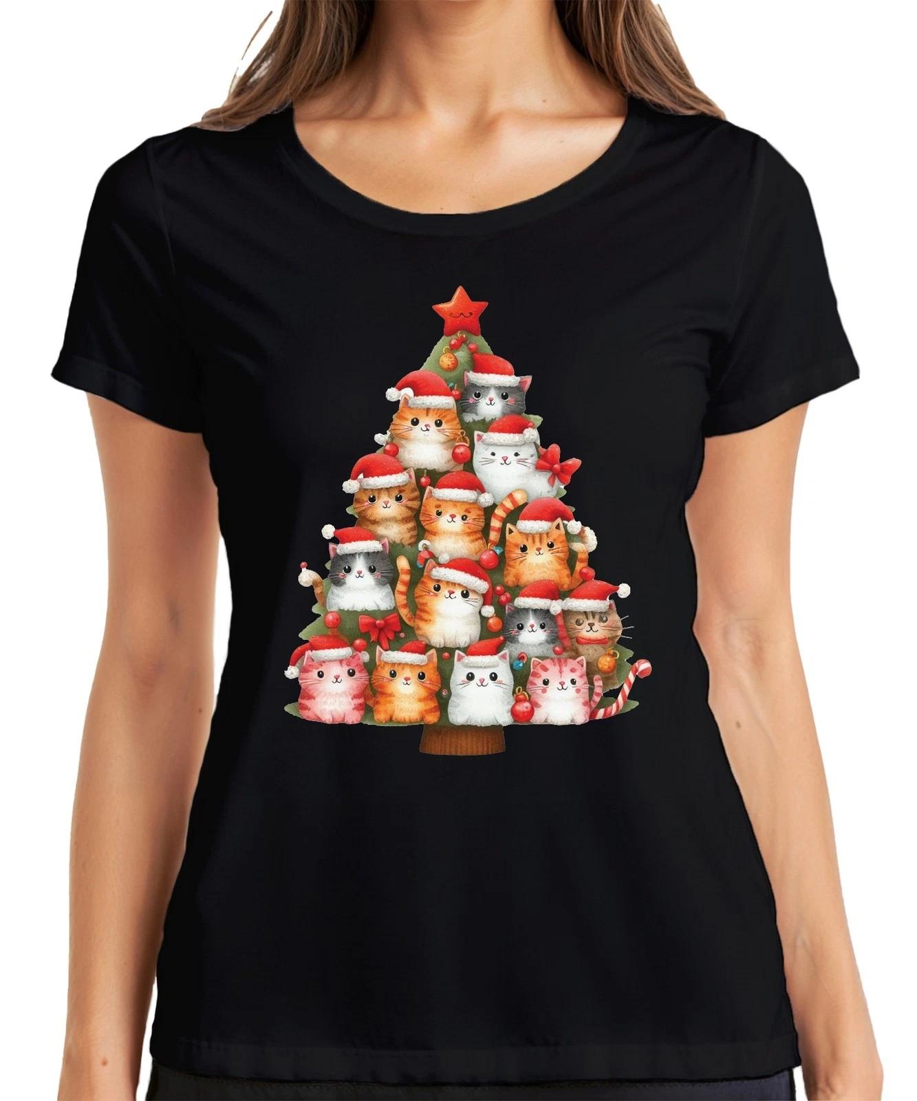 Katzen Weihnachtsbaum Katzenbesitzer - Weihnachten Weihnachtsgeschenk Christmas S