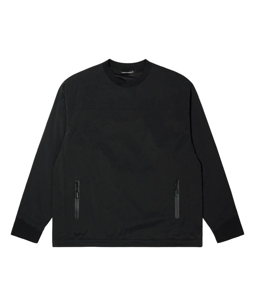 Loghideumatin Lm Woven Achromatic Crew Neck (Black)