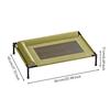 Detachable Elevated Pet Bed with Padded Bolsters Breathable Raised