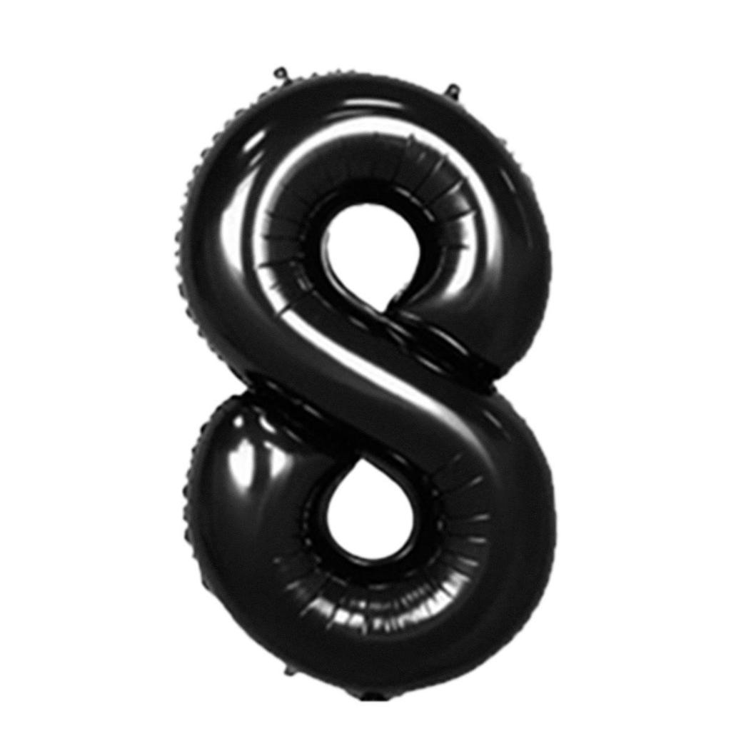 32-Inch Gradient Color Aluminum Foil Number Balloons - US Version