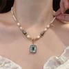Freshwater Pearl Necklace, Natural Abalone Shell Pendant Choker, Luxurious and Exclusive High-end Neck Chain