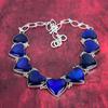 Blue Flash Labradorite Gemstone Jewelry, 925 Solid Sterling Silver Necklace & Bracelet Jewelry Set, Amazing Handmade Natural Jewelry For Her