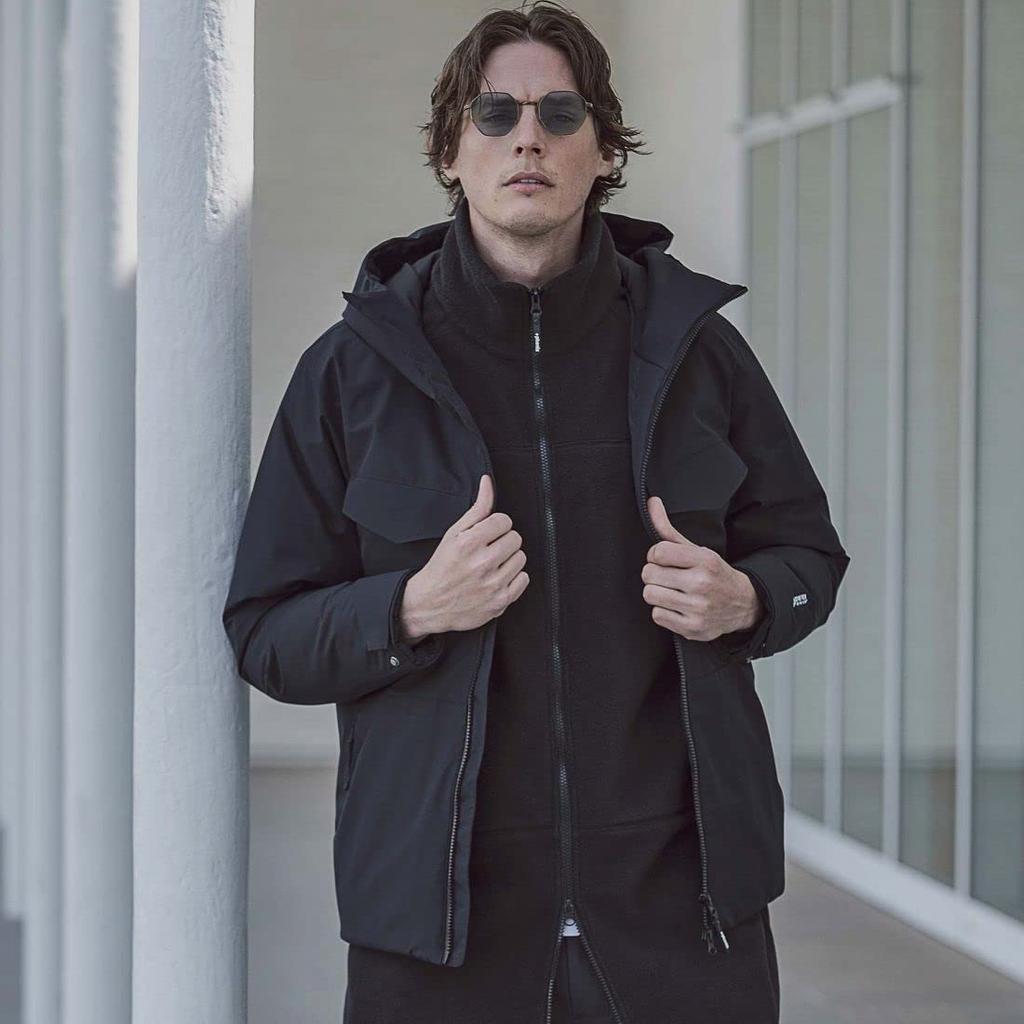 TEX INFINIUM Down Medium +phenix Men's Jacket, Khaki,