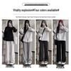 LANGSHA Women's High-Waist Wide-Leg Sweatpants