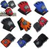 Lightweight Non-slip Half Finger Cycling Gloves In Red Yellow Blue And Black Colors