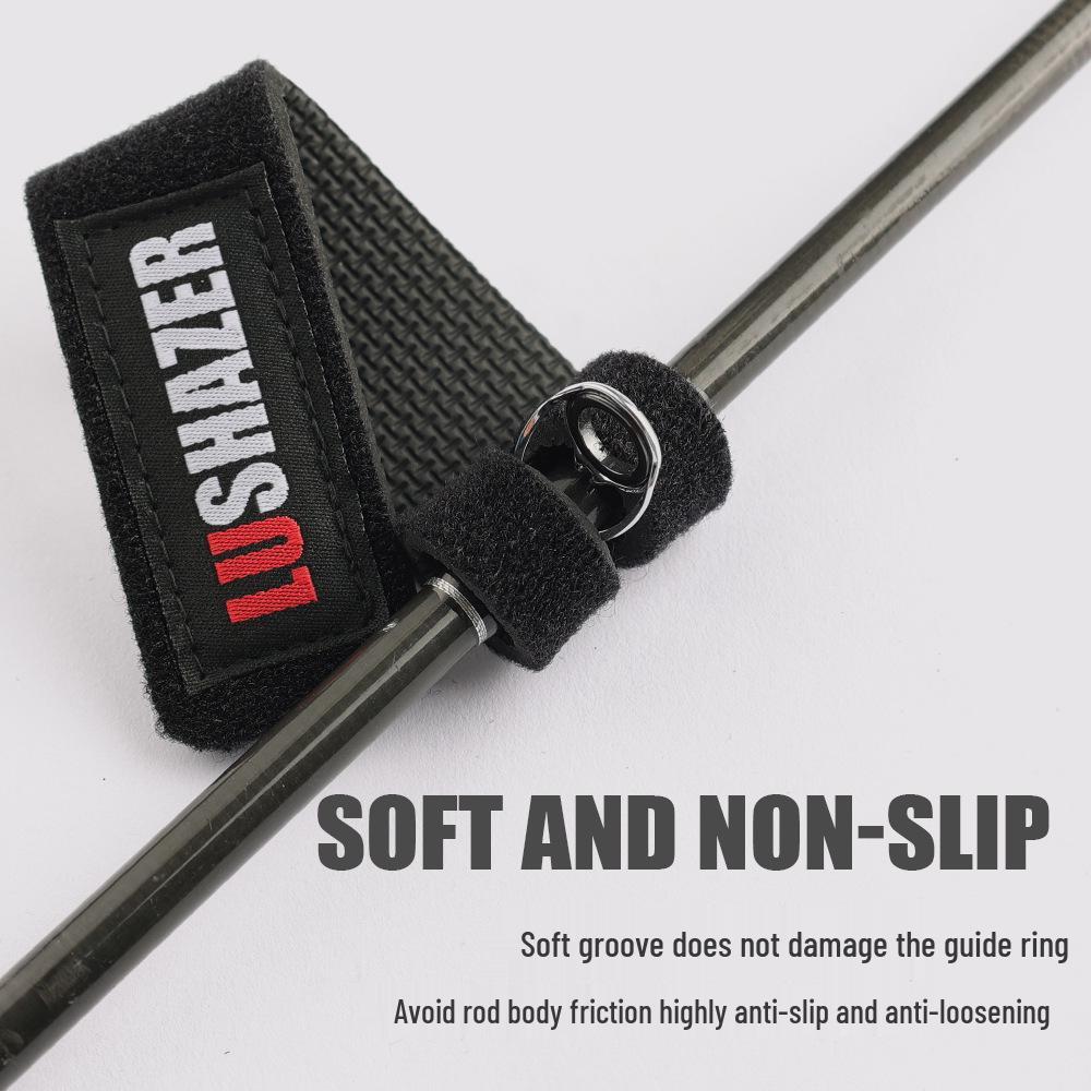 

RTI Elastic Magic Fishing Rod and Reel Straps Red + Logo