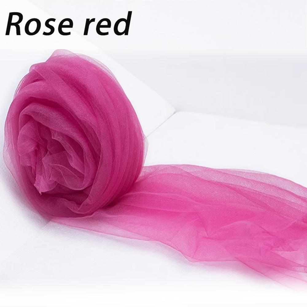 Pearlescent Tulle Fabric 150x100cm Soft Mesh Gauze for Bridal Skirt Clothing Home Curtain Lightweight Translucent Photo Backdrop