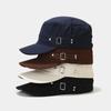 Spring Autumn Sun Cap for Men Vintage Army Denim Baseball Cap Cotton Cadet Hat Military Breathable Flat Adjustable Cap