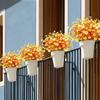 Plastic Artificial Flower Eucalyptus Leaf Decorative Floral Simulation Greenery  Vase Arrangement
