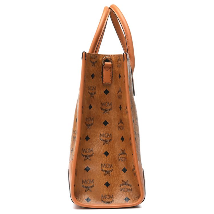 New MCM VisetosMünchen Leather Tote Bag, Shopping Bag, Combo Bag, Shoulder Bag, Crossbody Bag, Handbag Large Women's MWTCSBO02CO001